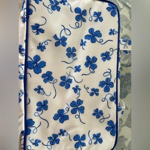 D. Porthault Paris Cosmetic Bag - Never used- blue and white